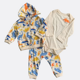 Conjunto De 3 Piezas Dino